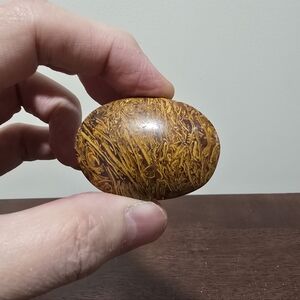 Calligraphy Stone Crystal Palmstone (aka Miriam Stone)